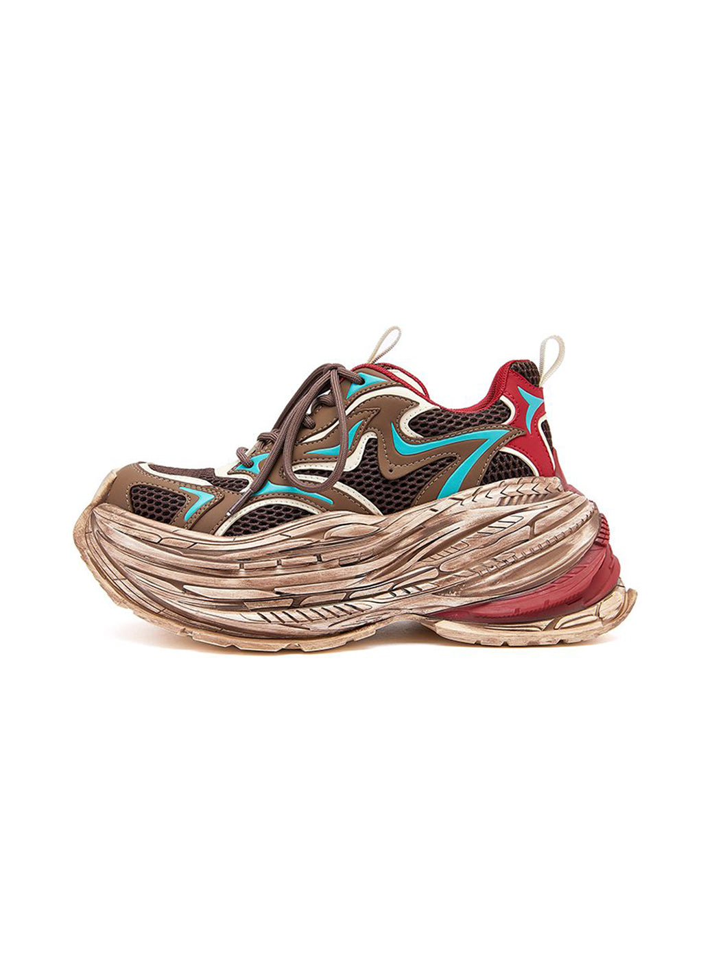 M88M丨Chunky Retro Dad Sneakers Mesh Running Shoes-Brown - PSYLOS 1, M88M丨Chunky Retro Dad Sneakers Mesh Running Shoes-Brown, Chunky Sneakers, M88M, PSYLOS 1